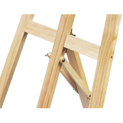 Caballete de pie pintor liderpapel madera de pino barnizado 60x150x60 cm certificado fsc