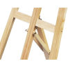 Caballete de pie pintor liderpapel madera de pino barnizado 60x150x60 cm certificado fsc
