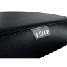 Taburete leitz ergo con asiento triangular 5 ruedas giratorias regulable en altura hasta 59 cm negro