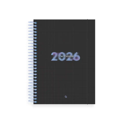 Agenda espiral liderpapel kimolos a6 2026 semana vista focus papel 70 gr fsc