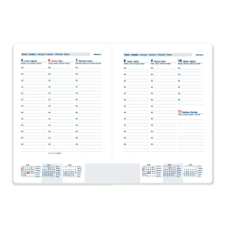 Agenda espiral liderpapel kimolos a6 2026 semana vista focus papel 70 gr fsc