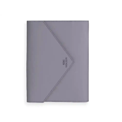 Agenda encuadernada liderpapel psara a5 2026 dia pagina morado papel 70 gr fsc