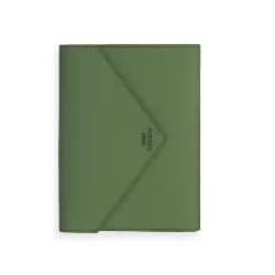 Agenda encuadernada liderpapel psara a5 2026 dia pagina verde papel 70 gr fsc
