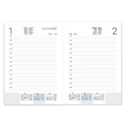 Agenda encuadernada liderpapel efira a5 2026 dia pagina rosa nude2 papel 70 gr fsc