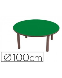 MESA MADERA MOBEDUC REDONDA...