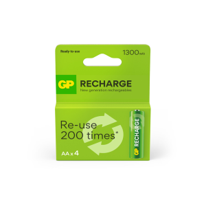 Pila gp recargable aa 1300...