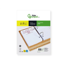 Bloc bufete liderpapel 2026 80x110 mm papel 80 gr fsc