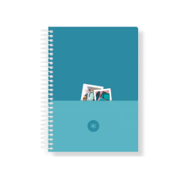 Agenda espiral antartik essentials a5+ 2026 día páginarosa papel 80g fsc