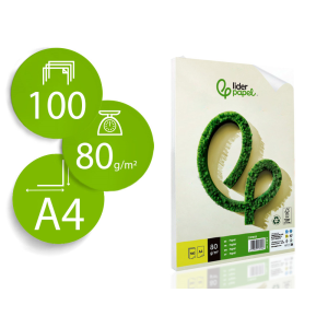 Papel liderpapel a4 80g/m2...