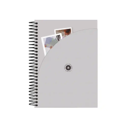 Agenda espiral antartik manifest a5+ 2026 día página morado papel 80g fsc