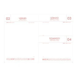 Agenda encuadernada antartik time to shine a5+ 2026 día página verde papel 80g fsc