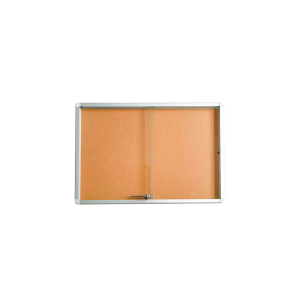 Vitrina de anuncio rocada...