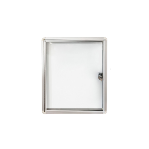 Vitrina de anuncio rocada...