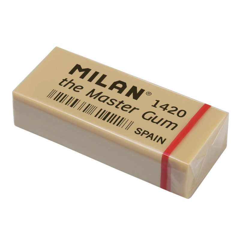 Goma de borrar milan 1420 master gum caja de 5 unidades
