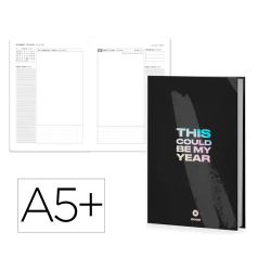 Agenda encuadernada...