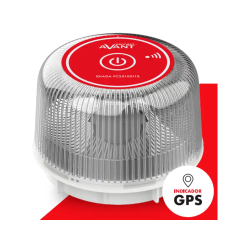 Luz de emergencia avant v16 baliza geolocalizada homologada dgt con base imantada