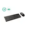 Set teclado y raton kensington km100 eq ecologico con cable color negro