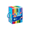 Rotulador carioca joy caja premium con asa 60 unidades colores surtidos