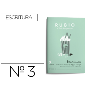 Cuaderno rubio caligrafia nº 3