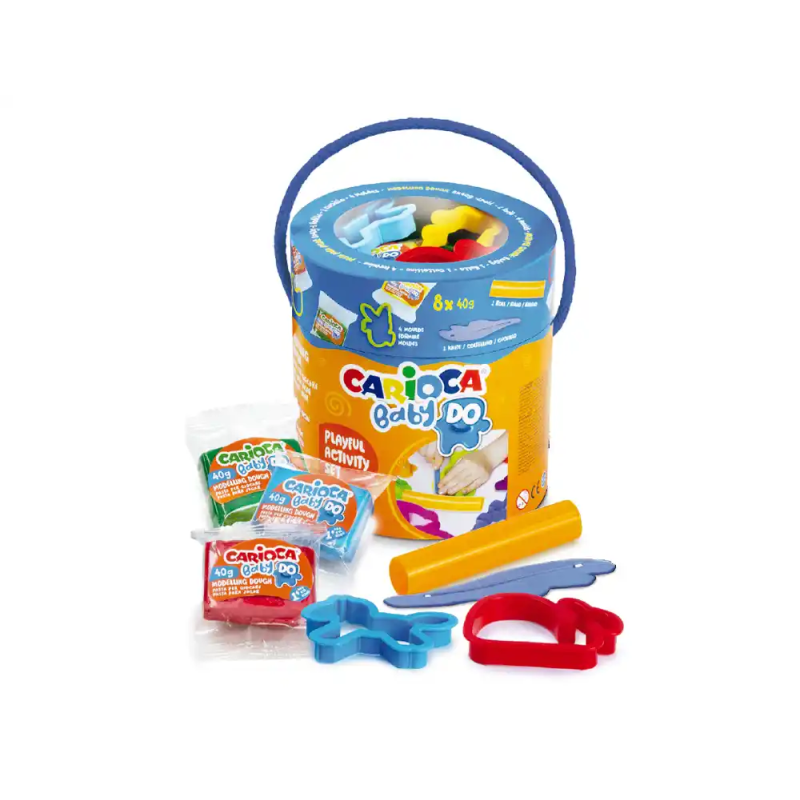 Pasta de modelar carioca baby do playset 10 piezas