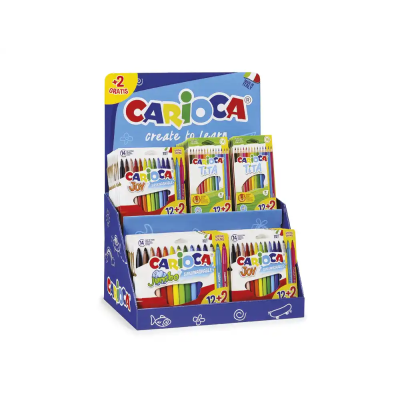 Expositor sobremesa carioca counter 48 unidades joy/jumbo/tita 12+2 unidades