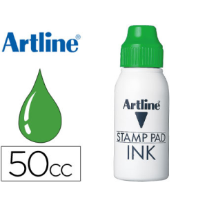 Tinta tampon artline verde...