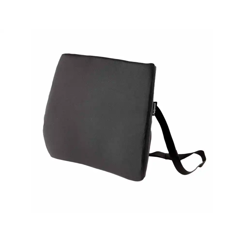 Respaldo ergonomico fellowes lumbar acolchado breyta comfort color negro 330x380x90 mm