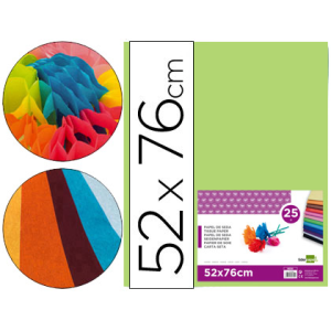 Papel seda liderpapel verde...