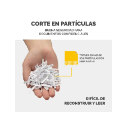 Destructora de documentos fellowes 450c capacidad de corte 450 hojas destruye grapas clips tarjetas y cd 68