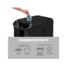 Destructora de documentos fellowes 450c capacidad de corte 450 hojas destruye grapas clips tarjetas y cd 68