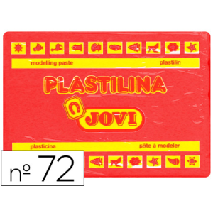 Plastilina jovi 72 rojo...