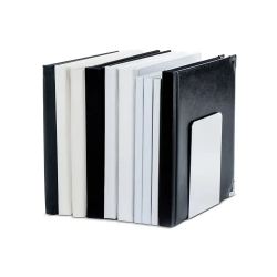 Apoyalibros metalico maul aluminio 100x100x130 mm juego