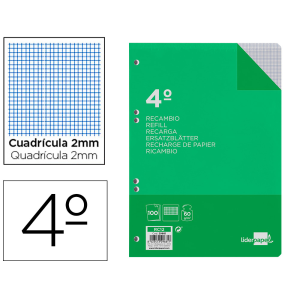 Recambio liderpapel cuarto...