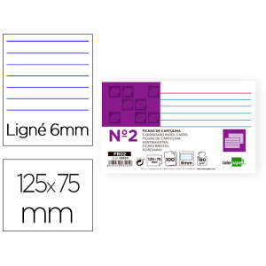 Ficha liderpapel rayada nº2...