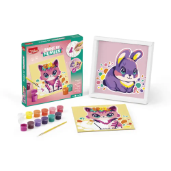 Juego maped creativ pinta por numeros gato/conejo