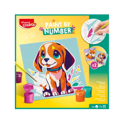 Juego maped creativ pinta por numeros perro/zorro