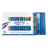Rotulador giotto turbo pro acuarelable doble punta estuche de 15 unidades colores surtidos