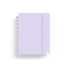 Cuaderno ingeniox foam a4 80h rayado horizontal malva pastel
