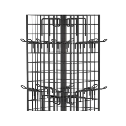 Pegatinas imaginovo expositor metalico giratorio con 40 ganchos ajustables surtido cerrado 630 uds 1874x532x532