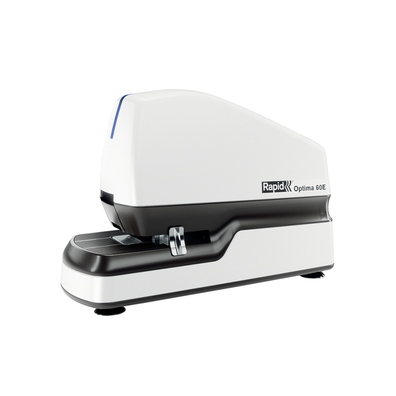Grapadora rapid electrica optima 60 blanco/negro capacidad hasta 60 hojas