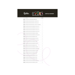 Rotulador liderpapel acrylic expositor madera sobremesa de 333 unidades colores surtidos con tester