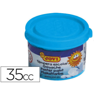 Tempera jovi 35 ml azul cyan