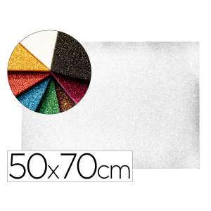 Goma eva con purpurina...