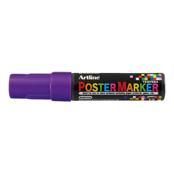 Rotulador artline poster marker epp-12 punta rectangular 12 mm color violeta