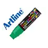 Rotulador artline poster marker epp-20 punta rectangular 20 mm color verde fluor