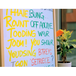 Rotulador artline poster marker epp-20 punta rectangular 20 mm color oro