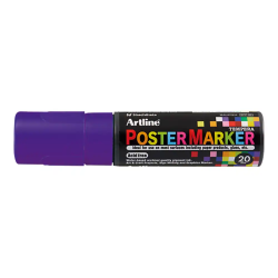 Rotulador artline poster marker epp-20 punta rectangular 20 mm color violeta