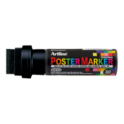 Rotulador artline poster marker epp-30 punta rectangular 30 mm color negro