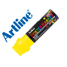 Rotulador artline poster marker epp-30 punta rectangular 30 mm color amarillo fluor