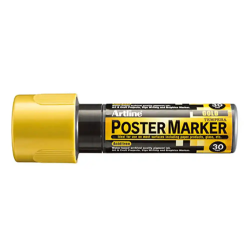 Rotulador artline poster marker epp-30 punta rectangular 30 mm color oro